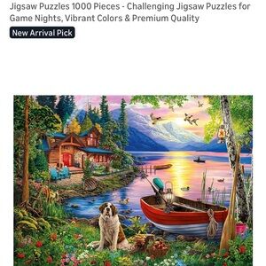 Scenic Lake Jigsaw Puzzle 1000 Pieces